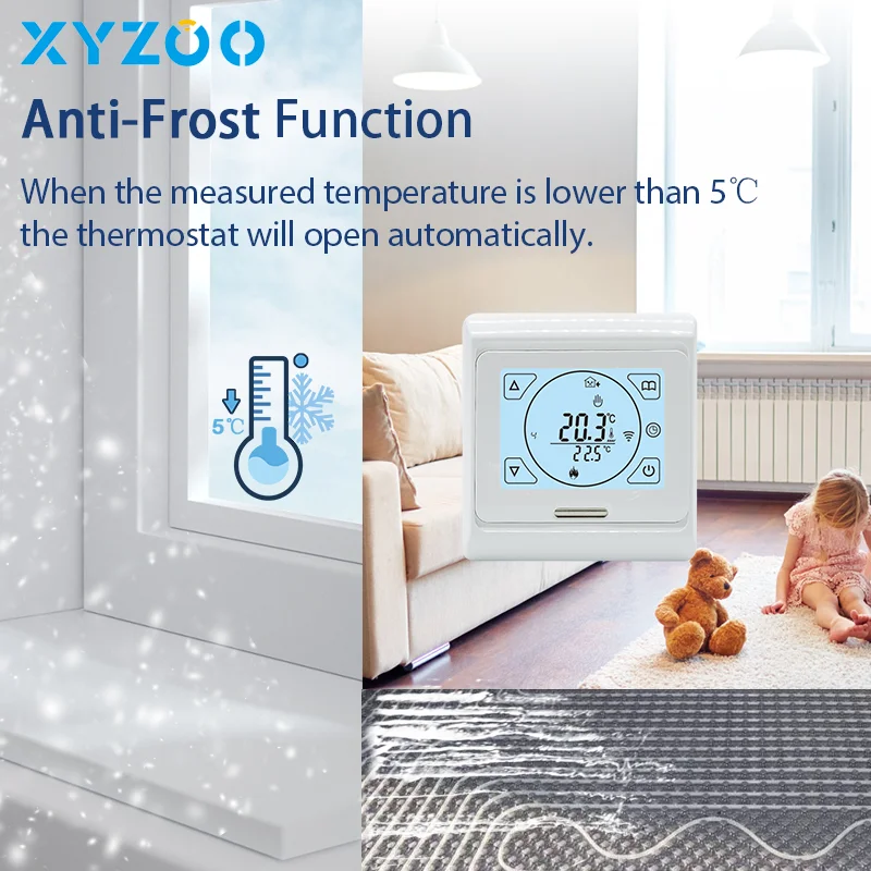 WiFi Thermostat Tuya Smart Home Temperaturregler Kessel/Elektrische/Bodenwasser Heizung Temperatur Controller Alice Alexa Google