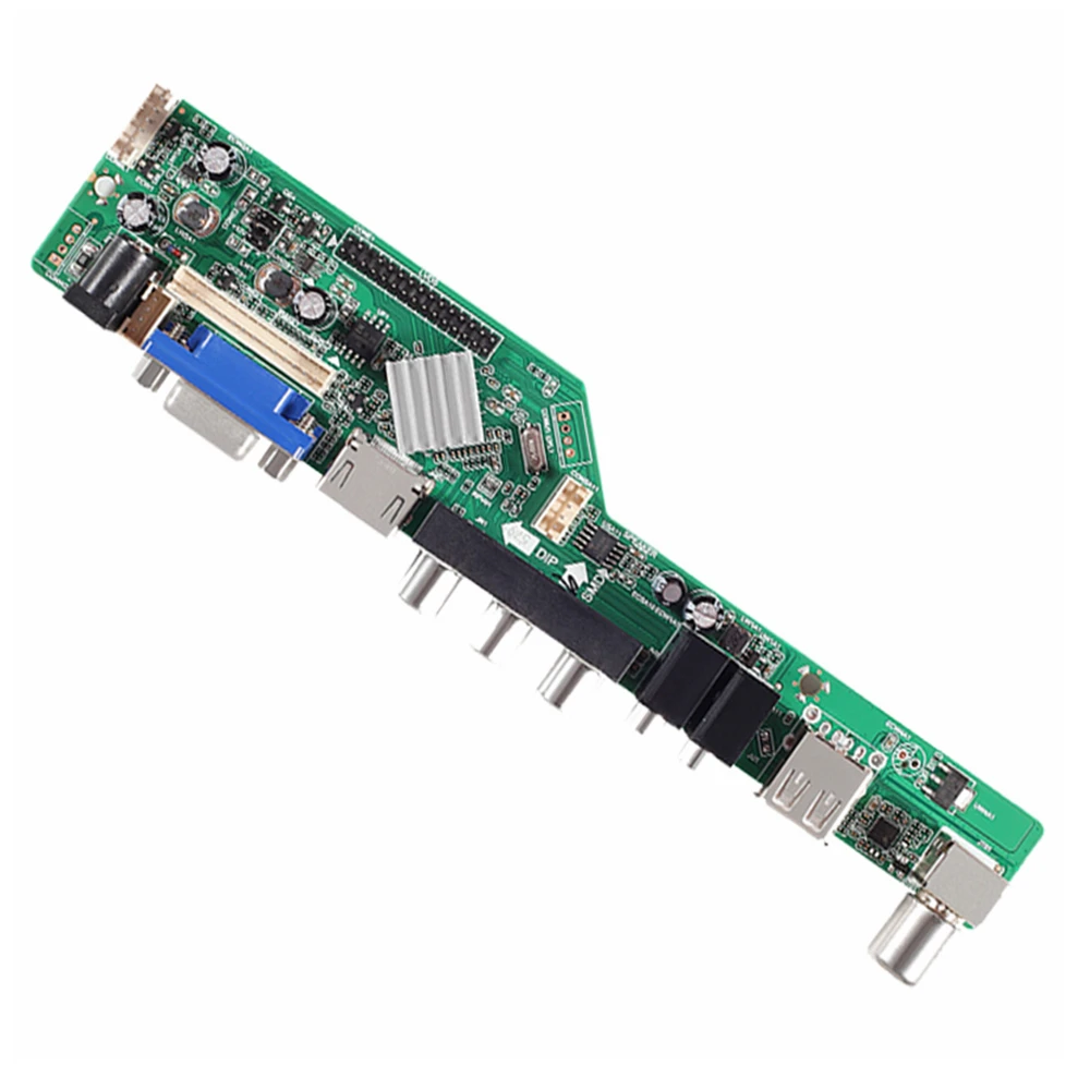 Placa controladora de controlador de TV LCD Universal DS.D3663LUA.A81, DVB-C de señal Digital, DVB-T2, DVB-T, ruso, USB Play, color negro, V53, novedad de 3663