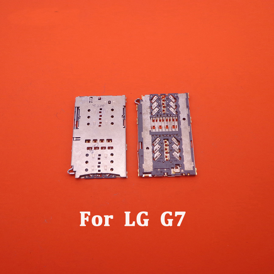 1 Teile/los, buchse Sim Card Reader Slot Tray Modul Halter Stecker Für LG G3 G4 G5 G6 G7 V10 V30