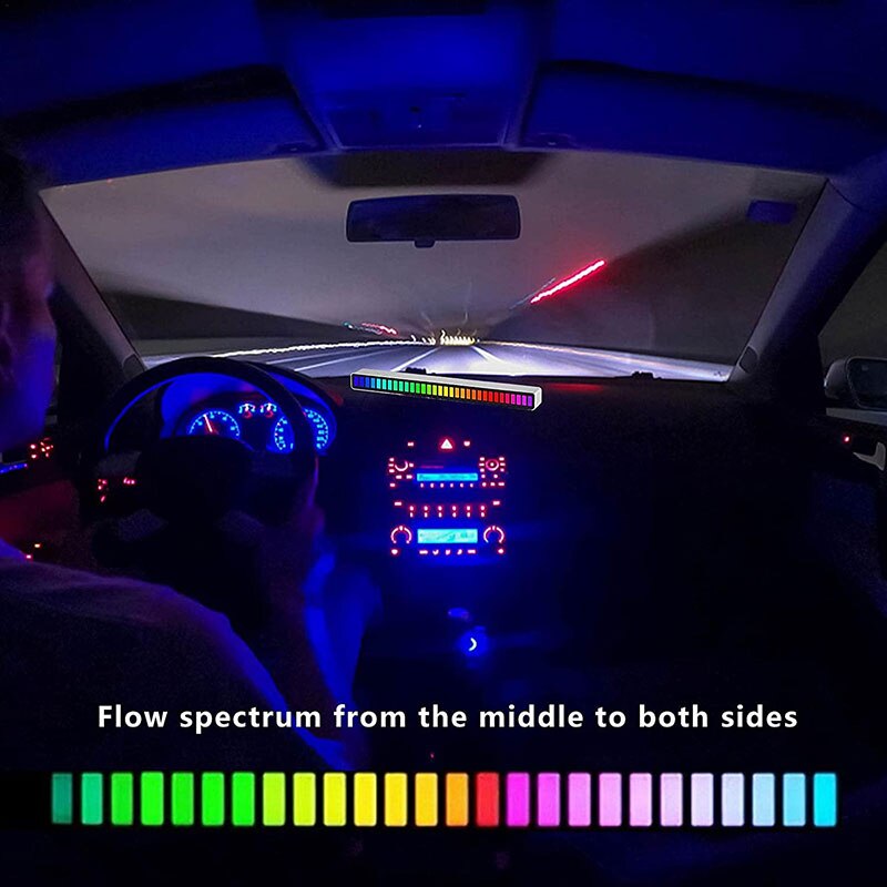 Светодиодная лампа управления звуком RGB Pickup Light