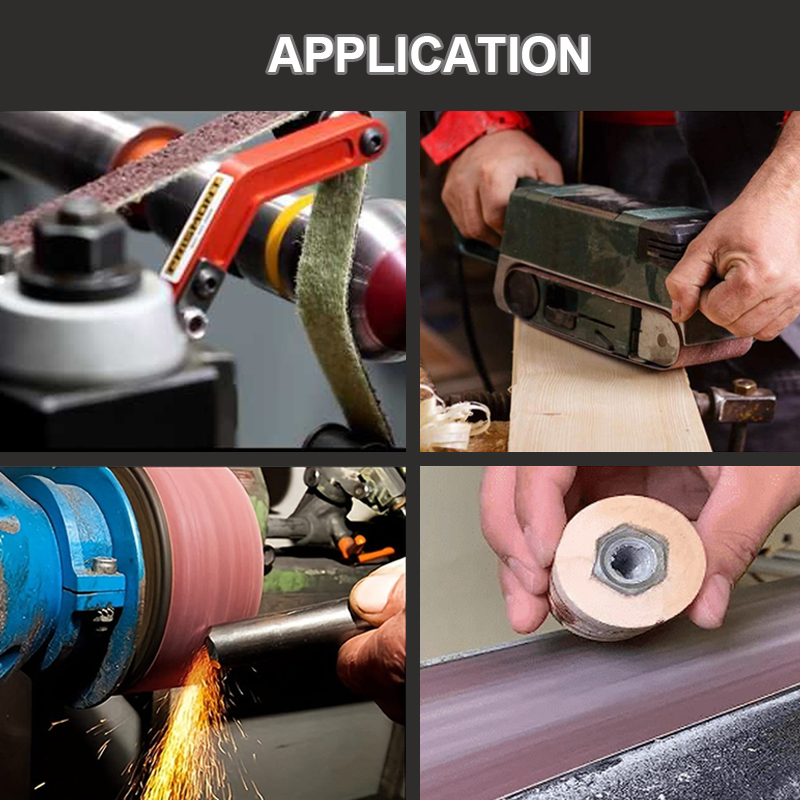 10 Miếng 50X1220 Mm Một/O Nhám Nhám Thắt Lưng 2 "* 48" P60-600 Thô Đến mài Tinh Dây Máy Xay Phụ Kiện