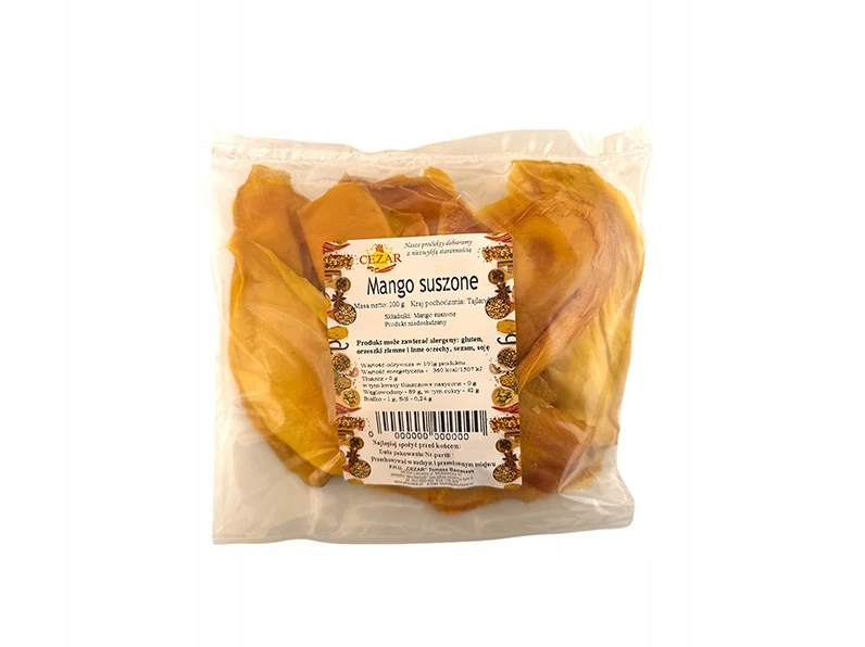 MANGO SUSZONE naturalnie plastry 200g CEZAR