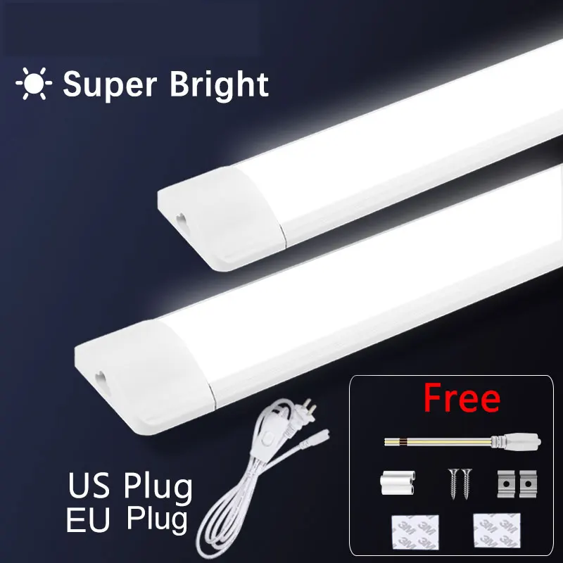 Tubo a led 85-265v 10W 20W Lampada da barra a led 30/50CM Tubo Lampade da parete per soffitto Apparecchio di illuminazione per interni domestici per cucina Camera da letto