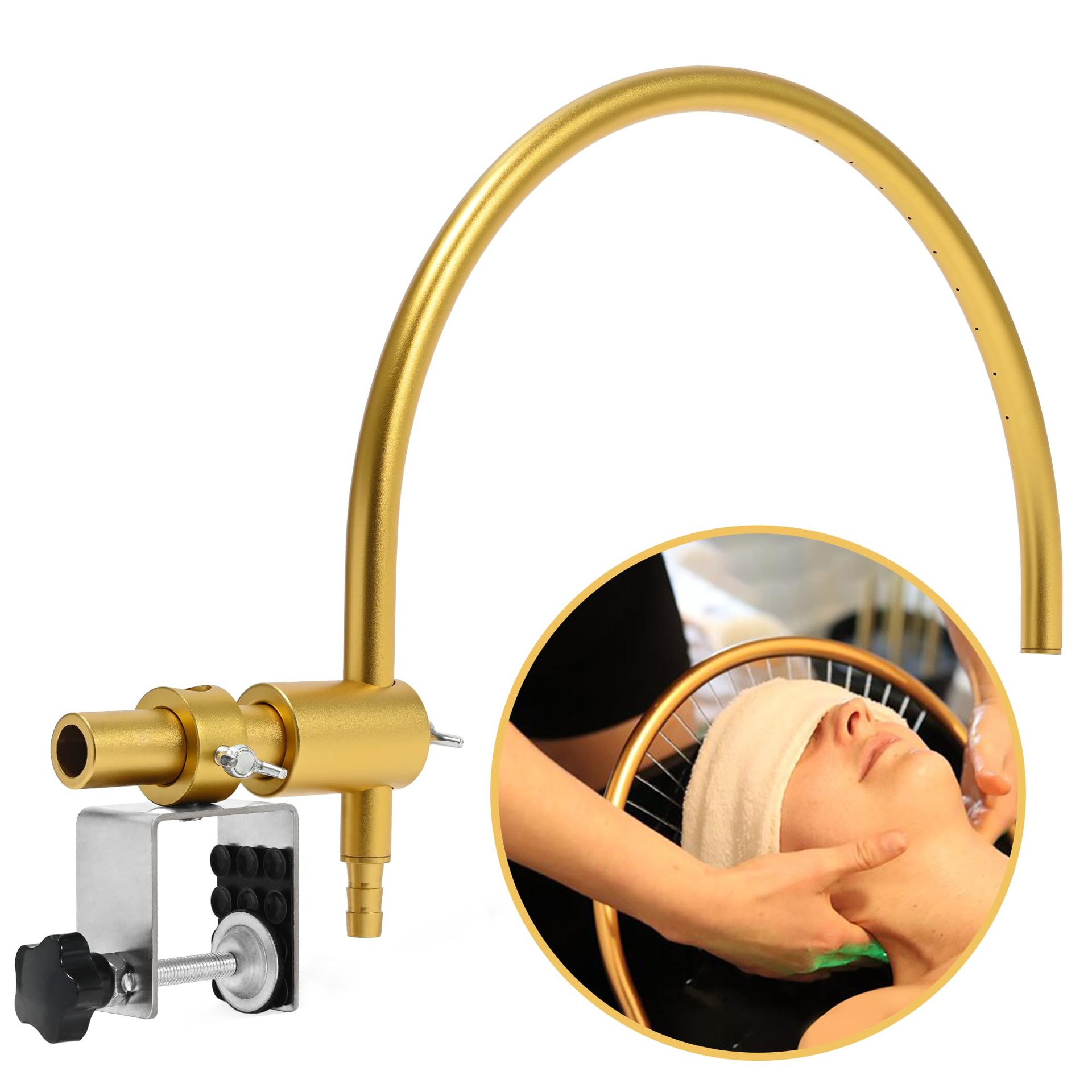 Head Spa Water Frame with Pump for Shampoo Sink, Portable Salon Shower Head Equipment, Shampoo Bowl Waterfall