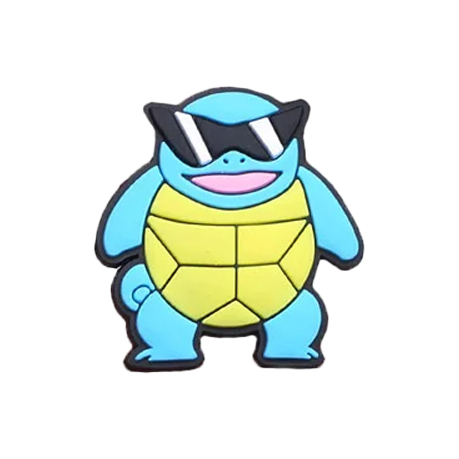 MINISO 11pcs/set  Cool Pikachu Squirtle for Cartoon Shoe Charms Decoration Accessories for Classic Clog Gifts