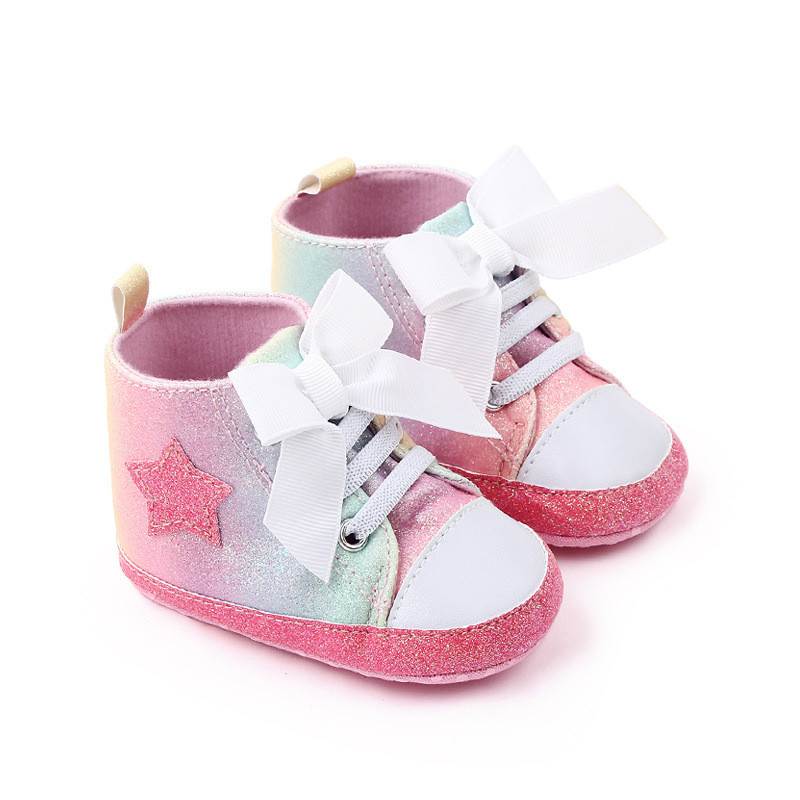 Thời Trang 2022 Cho Bé Mềm Dễ Thương Da Báo Trẻ Sơ Sinh Đế Mềm Cũi Giày Tập Đi Đầu Tiên Xe Tập Đi Bé Trai Bé Gái Giày Giày