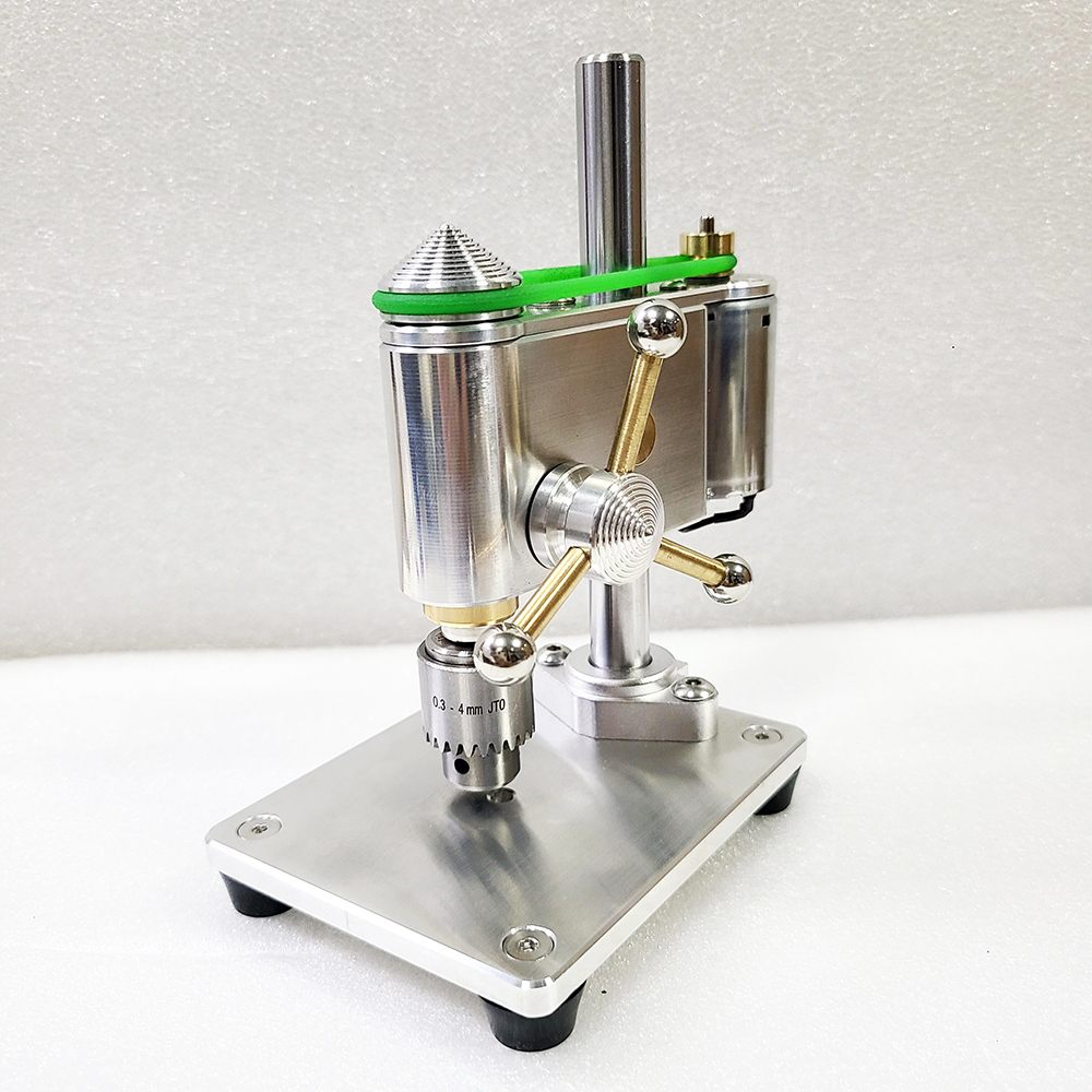 100-240V ミニボール盤機械装飾調整可能な圧力精密時計ベンチドリルモデル工芸品シリーズ