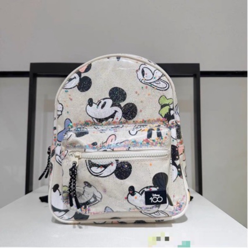 Disney Cartoon Topolino Zaino alla moda carino Borsa da scuola in tela Minnie da donna Zaino di grande capacità per ragazze Mochila