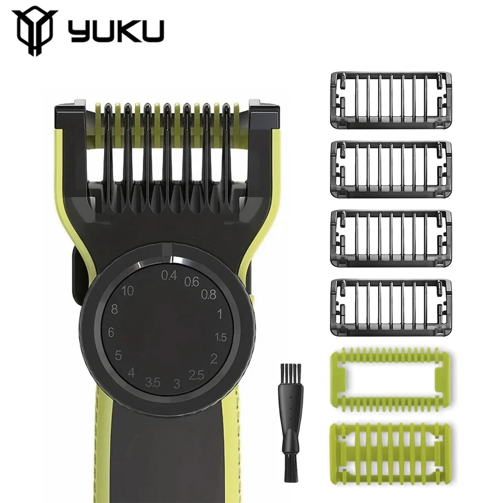 YUKU ปรับ Guards หวีสําหรับ Philips One Blade QP2520 QP2630 QP2724 QP2834 เครื่องโกนหนวดไฟฟ้า 14 ความยาวปรับชุด