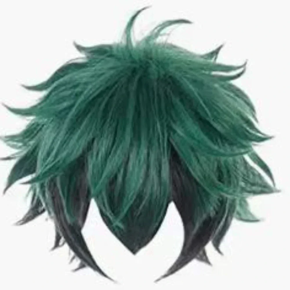 Anime My Hero Academia 미도리야 이즈쿠 코스프레 가발 Boku No Hero Academia 아카데미 코스프레 헤어 미도리야 이즈쿠 데쿠 파티 가발