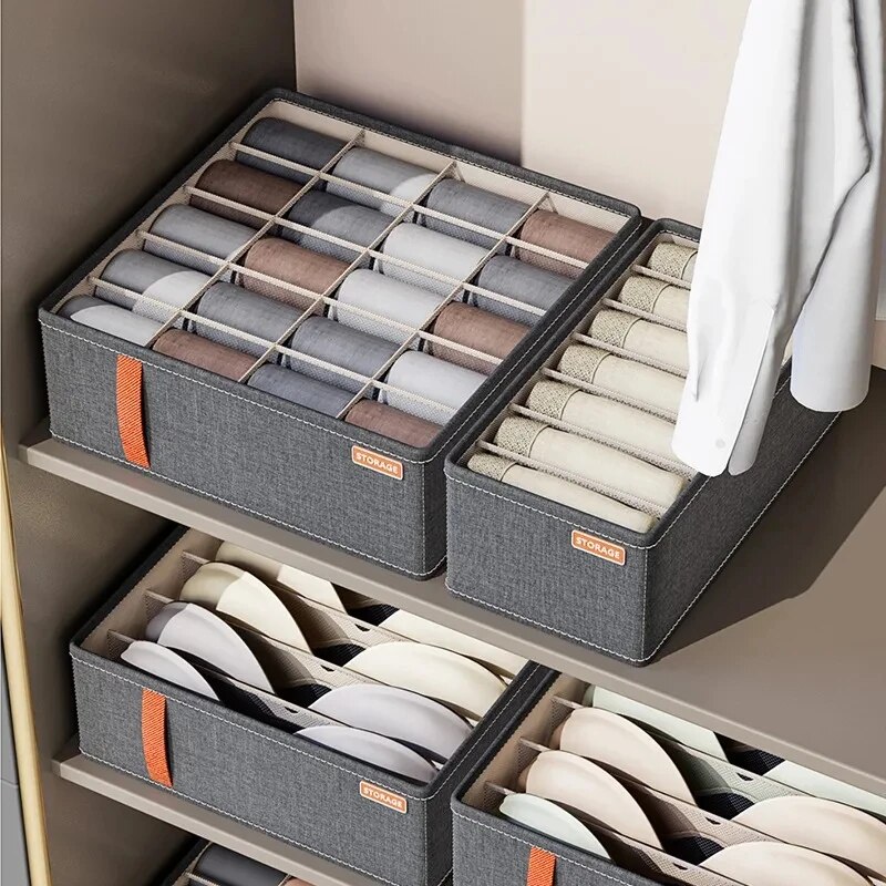 Unterwäsche Socken BH Aufbewahrungsbox Schrank Schublade Organizer Lagerung multifunktionale Kleidung arrangieren Haushalt klassifizierte Lagerung