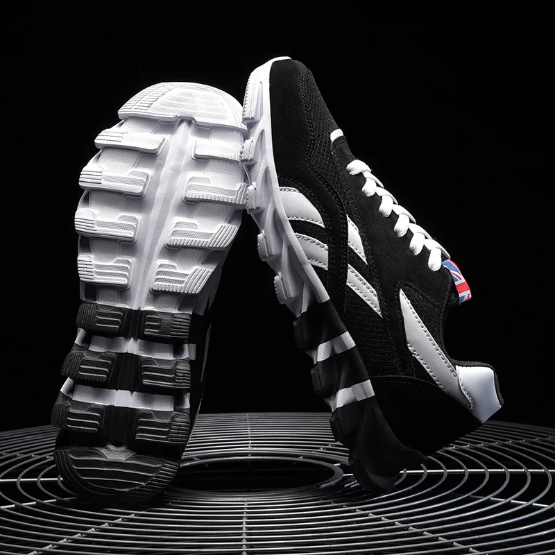 Sapatos masculinos leves respiráveis sapatos antiderrapantes respiráveis tênis de corrida para homem 36-48 tamanho grande tênis drop-shipping