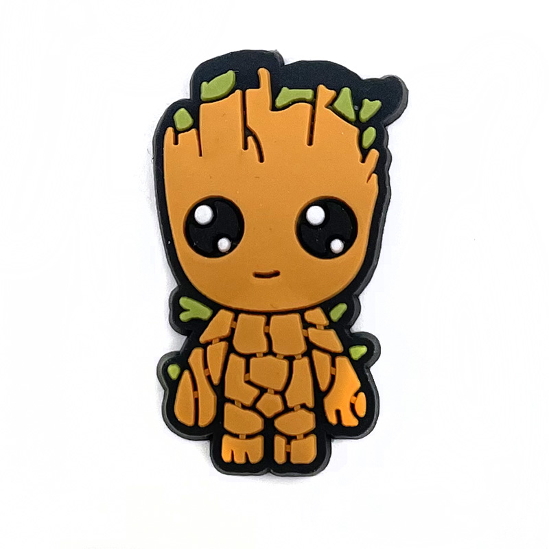 MINISO 1pcs cartoon Marvel superhero DIY shoe charms garden Accessories buckle fit clogs sandals pin decorate kid gift