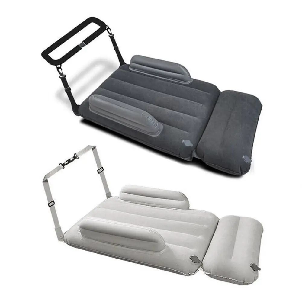 Cama con pedales lavables para viaje, colchón inflable para niños, extensor de asiento, hamaca, cama de aire para bebé, reposapiés de larga distancia de Color sólido