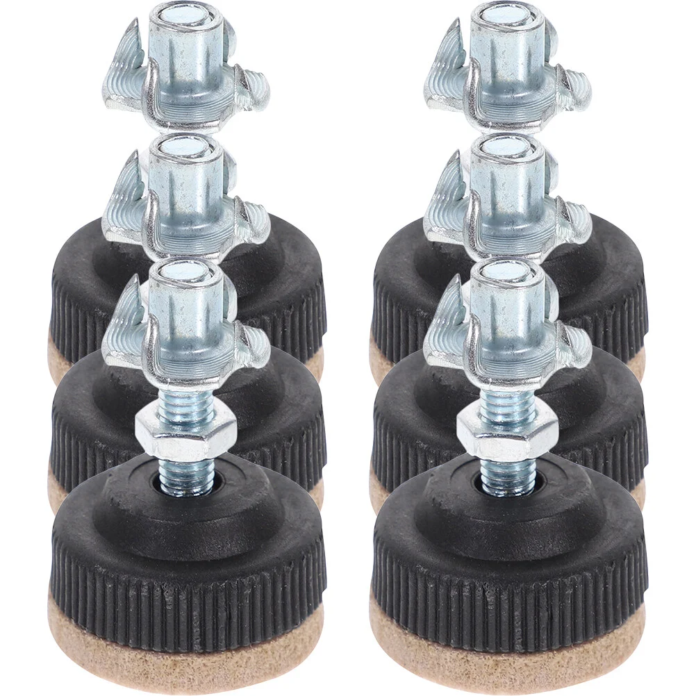 6 Pcs Furniture Leveling Feet Adjustable Heavy Duty Table Chair Leg Levelers Screw For Tables Shelves Cabinet Sofa Furniture