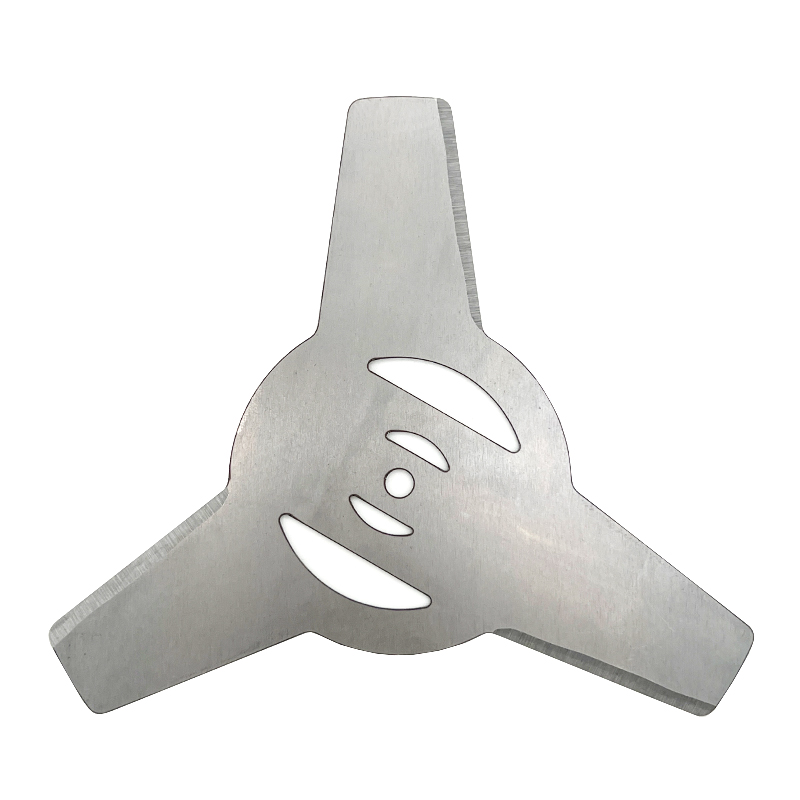 Garden Power Tool Accessories 4Pieces 5mm Metallic Blade 3Teeth for Electrical Grass Trimmer Brush Cutter