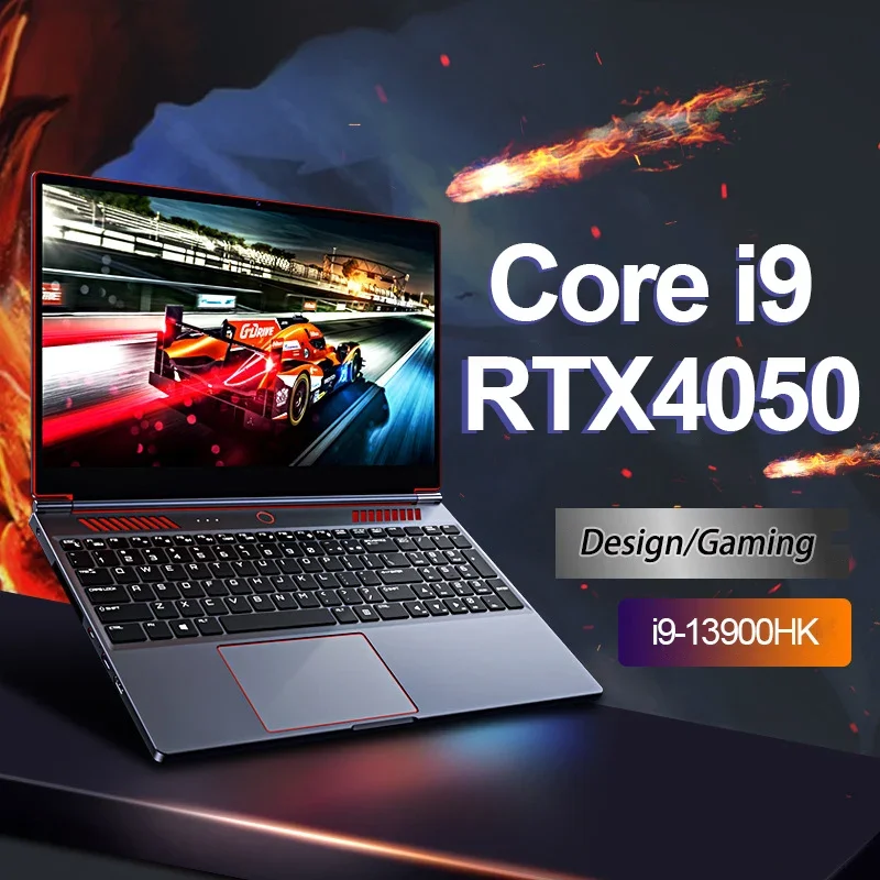 S6 Gaming Laptop 16.1 Inch 4800mah Intel Core i9-13900HK RTX4050 4G notebook 64GB 2*DDR5 2*M.2 4TB 144 Hz PCI-E Esports laptop