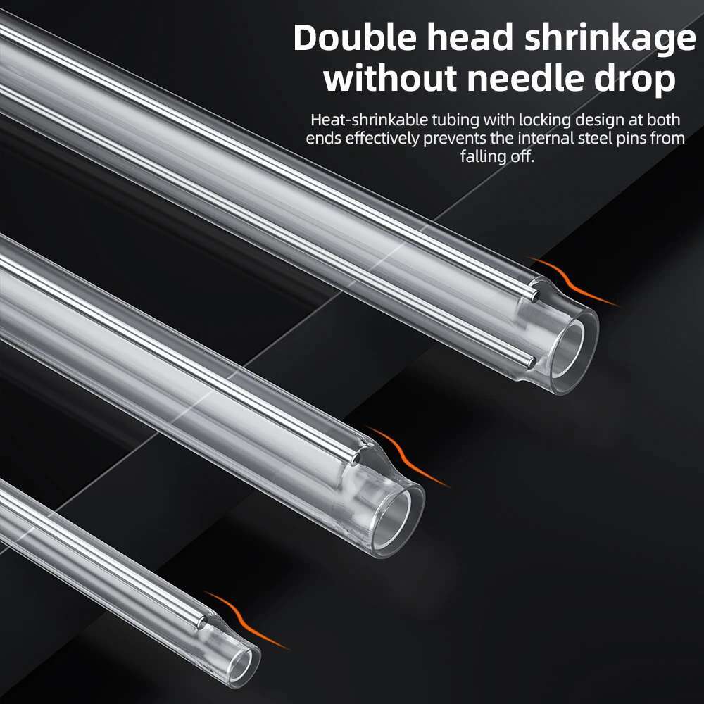 熱収縮チューブ 40 ミリメートル 45 ミリメートル 60 ミリメートル 1pin 2pin スムーズ光ファイバースプライスプロテクター Tubo ケーブル熱収縮チューブプロテクタースリーブ