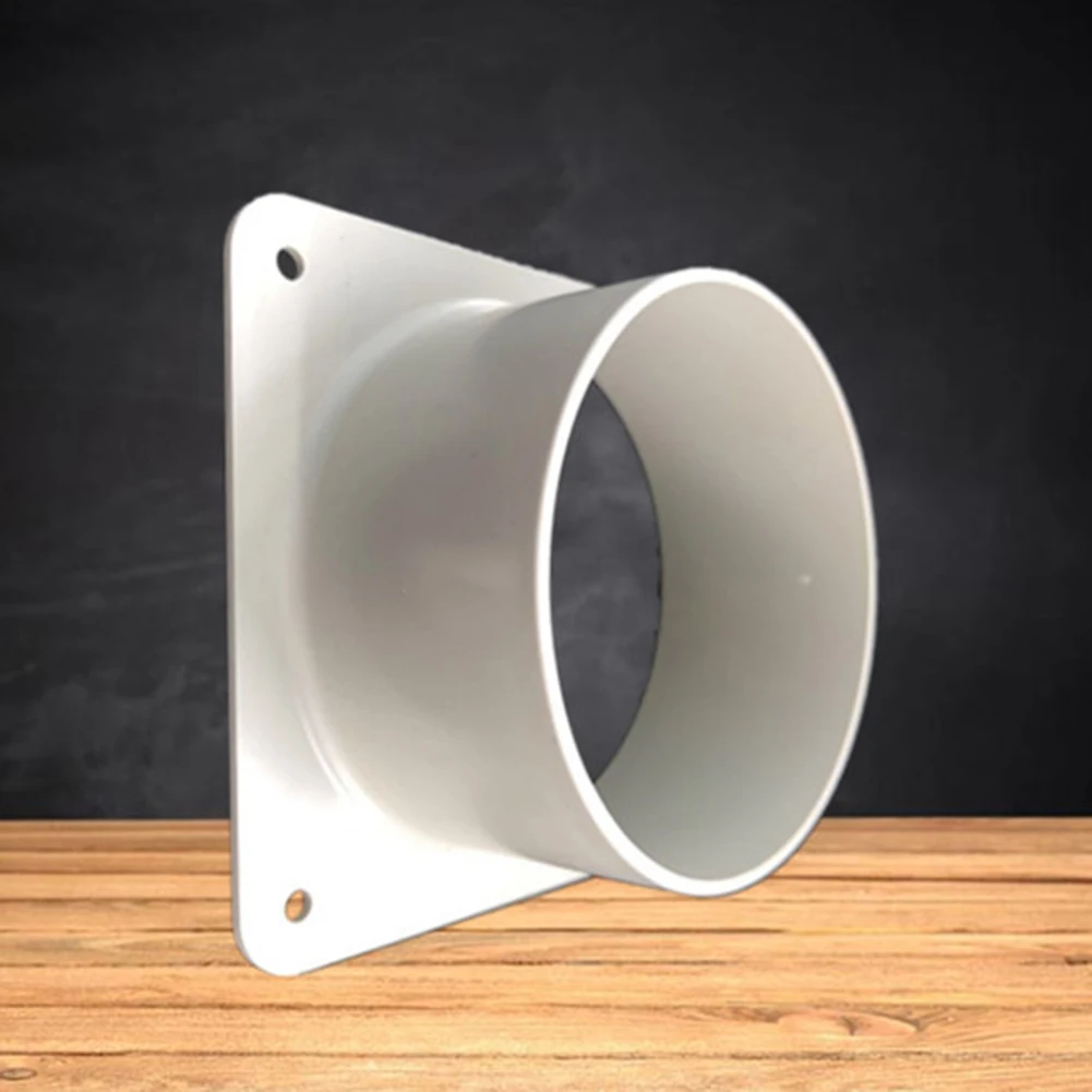 Conector do duto de ventilação de ar flange tubo de ventilação reto ferramentas de duto de plástico componentes do sistema de ventilação de melhoria da casa