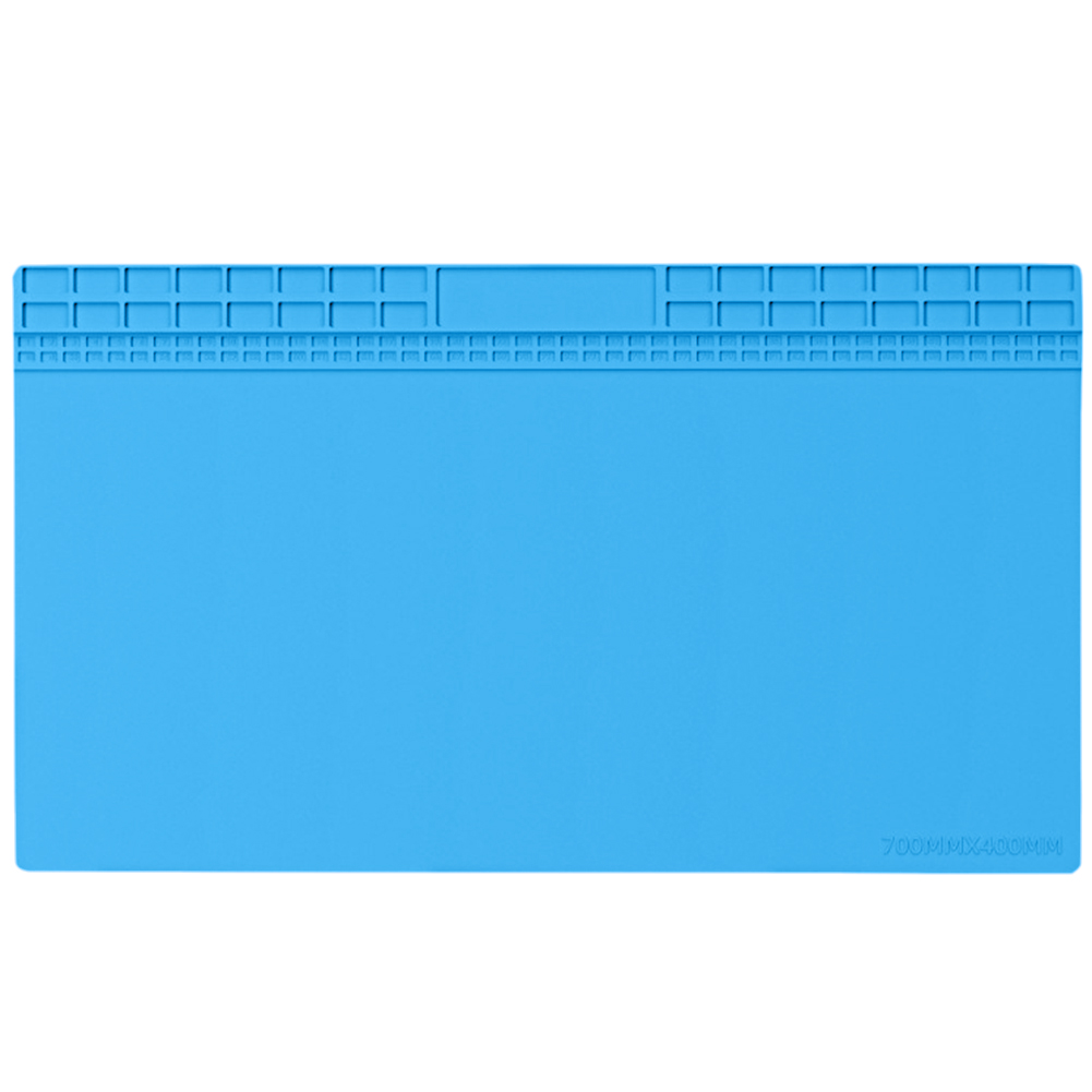 แผ่นฉนวนกันความร้อนซิลิโคนทนความร้อนซ่อมทํางาน 70*40 ซม.แผ่นบัดกรีสําหรับโทรศัพท์อิเล็กทรอนิกส์แล็ปท็อปนาฬิกาซ่อม