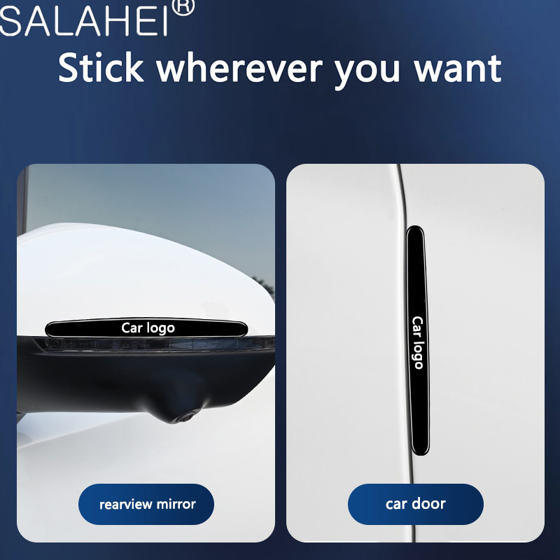 4/8pcs Car Door Handle Bowl Scratch Protective Stickers Toyota Prius Corolla Rav4 Yaris Verso Camry Hilux Auris Accessories