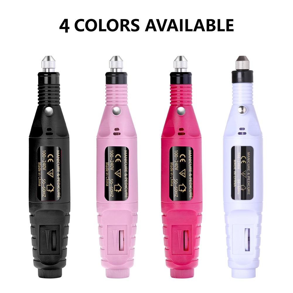 Electric Nail Sander Set Nail Drill Machine Grinding Equipment Milling Cutter For Manicure Pedicure Strong Polishing Tools