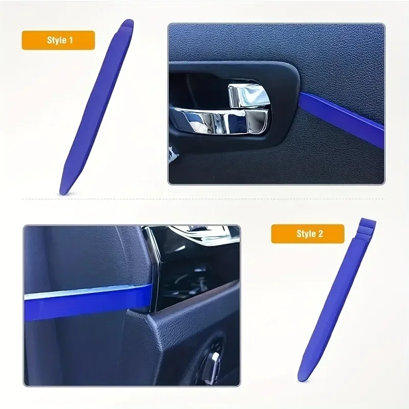 Herramienta de extracción de embellecedor de Panel de Clip de puerta automática, Kits de desmontaje de Audio de coche, instalador de desmontaje de navegación, extractor de clavos de automóvil