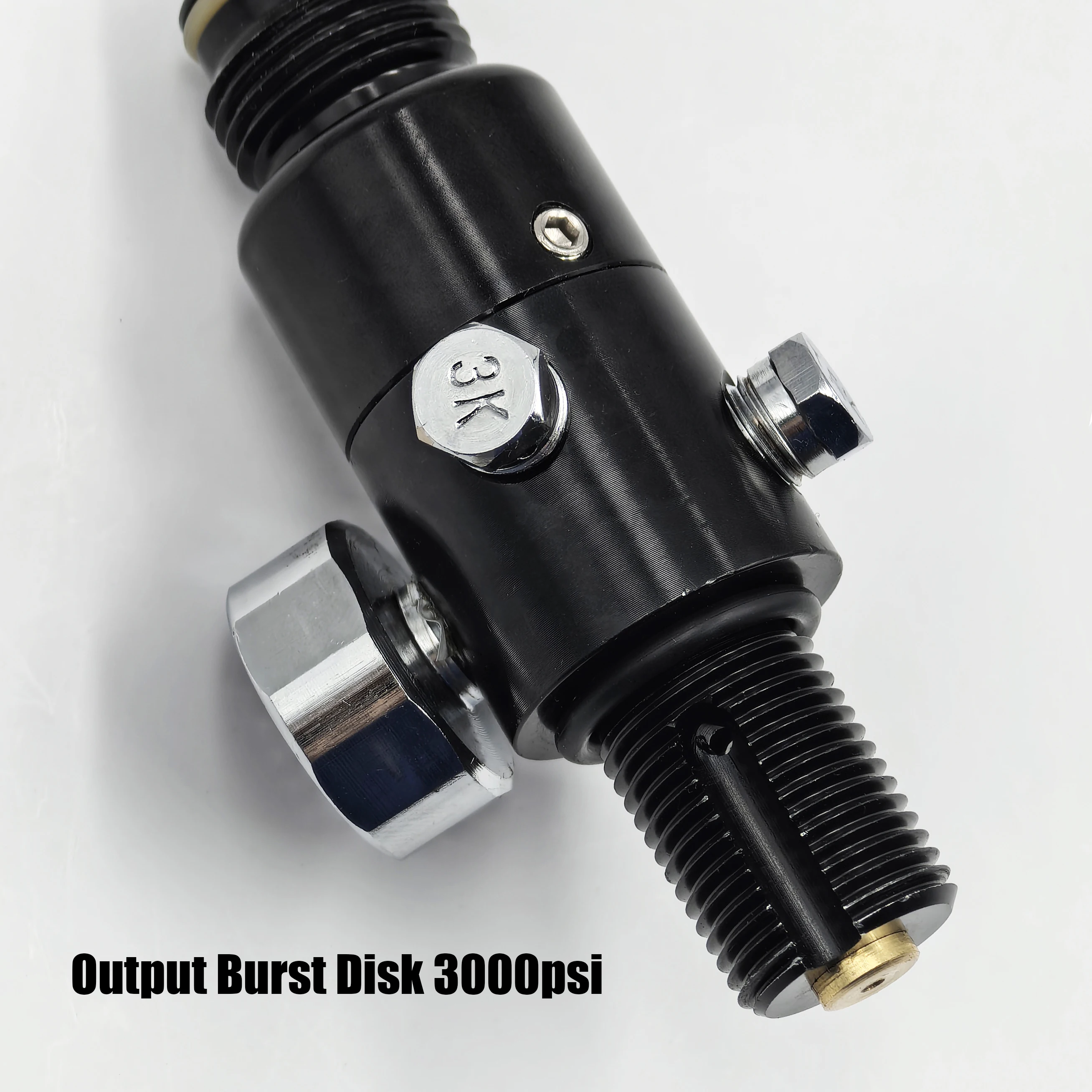 Marker Compressed Air Co2 Cylinder Bottle Tank Regulator Valve 4500psi Input 800psi to 3000psi Output