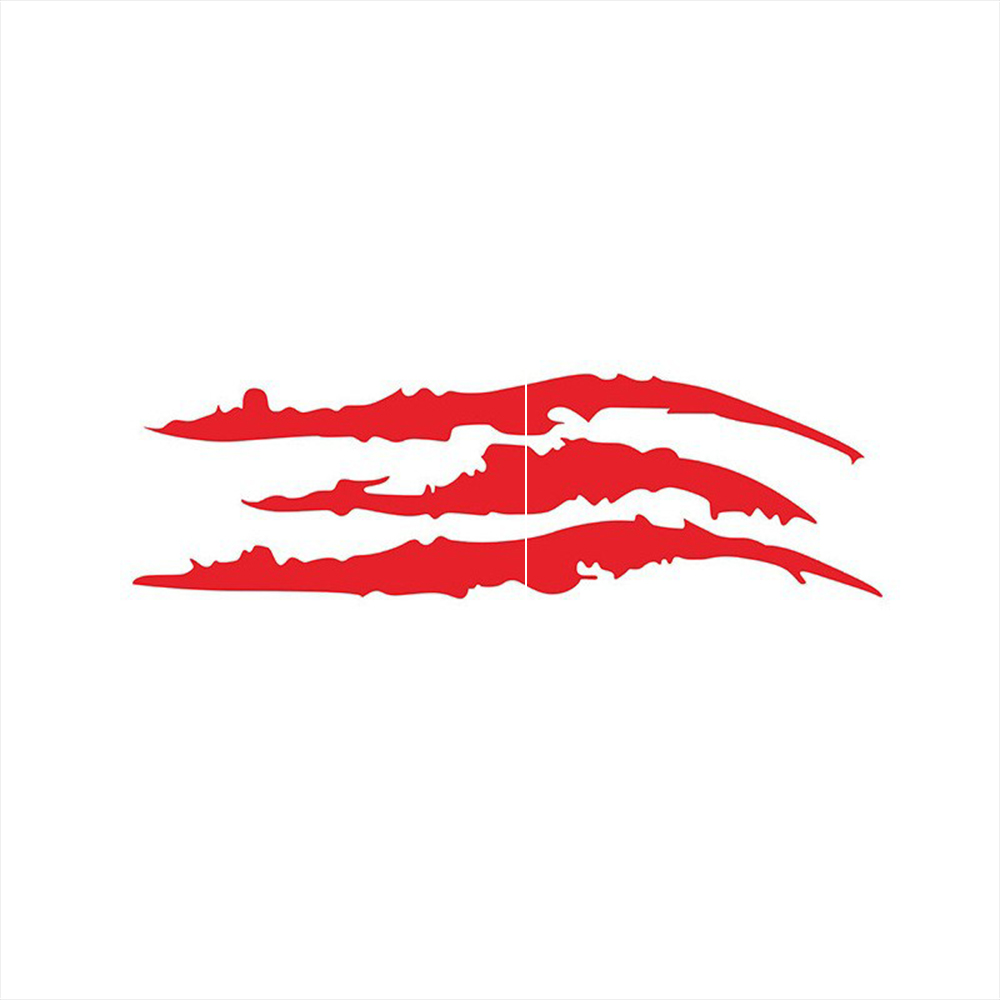 Laser Motorcycle Car Sticker Universal Monster Claw Scratched Stripe Decal Marker Reflective Waterproof Moto Decoration