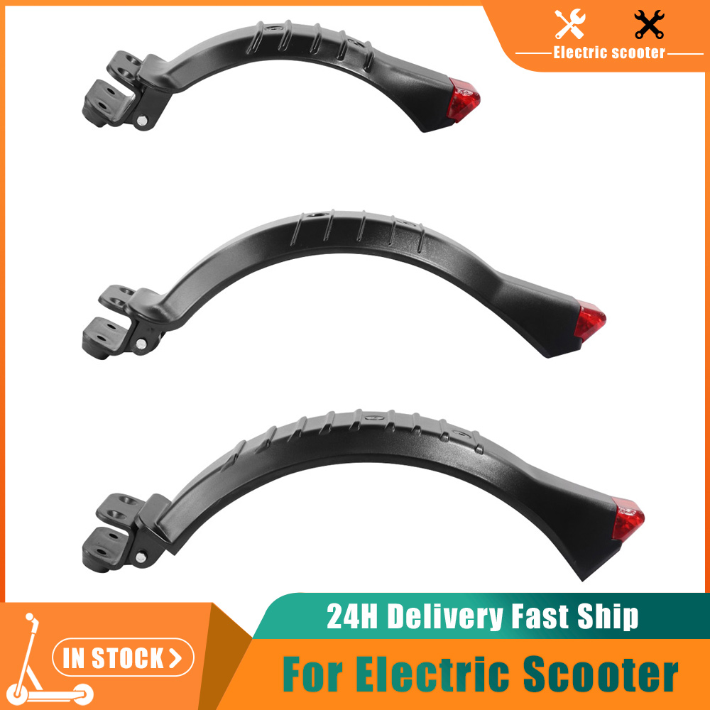Luz traseira fender freio traseiro pé fender 5.5 polegada/6.5 polegada/8 polegada universal scooter elétrico gancho fender paralama peças