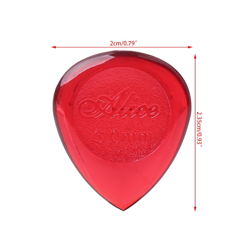 10 Uds Alice guitarra eléctrica acústica bajo púas tamaño pequeño 1 Mm 2mm 3mm