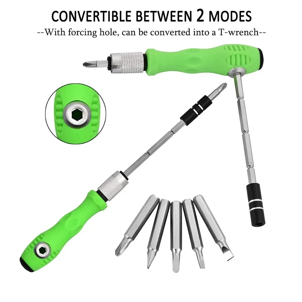 32 in 1 Multifunctional Screwdriver Set Precision Magnetic Phillips Hex Drill Bits for Phone Watch Camera PC Mini Hand Tools
