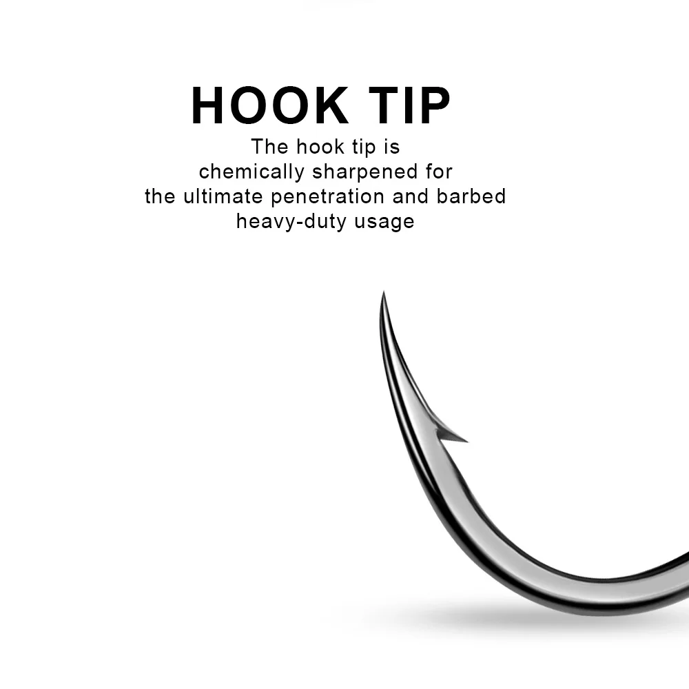 단일 낚시 후크 100pcs 바다 태클 플랫 Fishhooks 잉어 Brabed 물고기 후크 미끼 보조 후크 낚시 액세서리 3 # -15 #