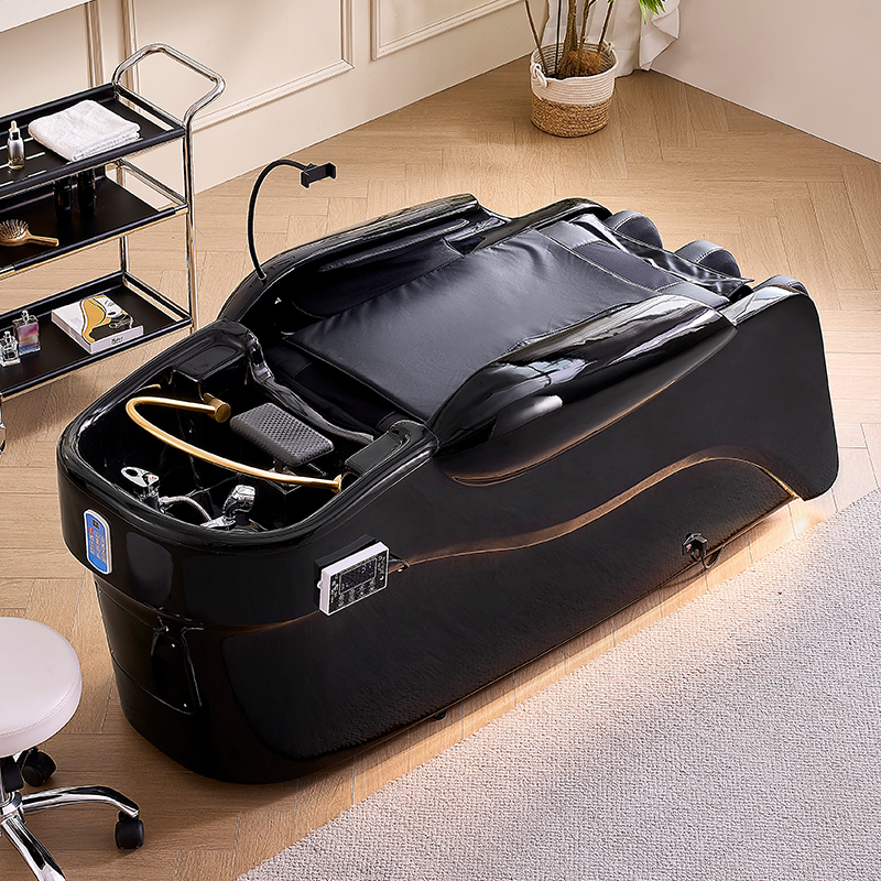 Anpassbare Salon ausrüstung Haar wasch stuhl Smart Electric Massage Shampoo Bett