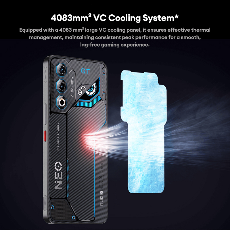 Global Version Nubia Neo 3 GT Z2465N 12+256GB Interstellargray/Electroyellow【One-year Warranty】
