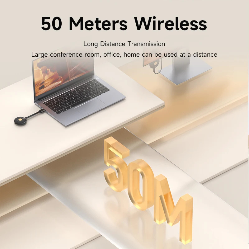 Hagibis Wireless HDMI-compatible Transmitter and Receiver Extender Kit Display Adapter Dongle for Laptop Netflix PS TV Projector