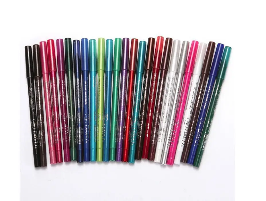 Maquillaje de larga duración, lápiz delineador de ojos que no florece, pigmento resistente al agua, sombra de ojos, delineador de ojos, herramientas de maquillaje de Color a la moda para mujer