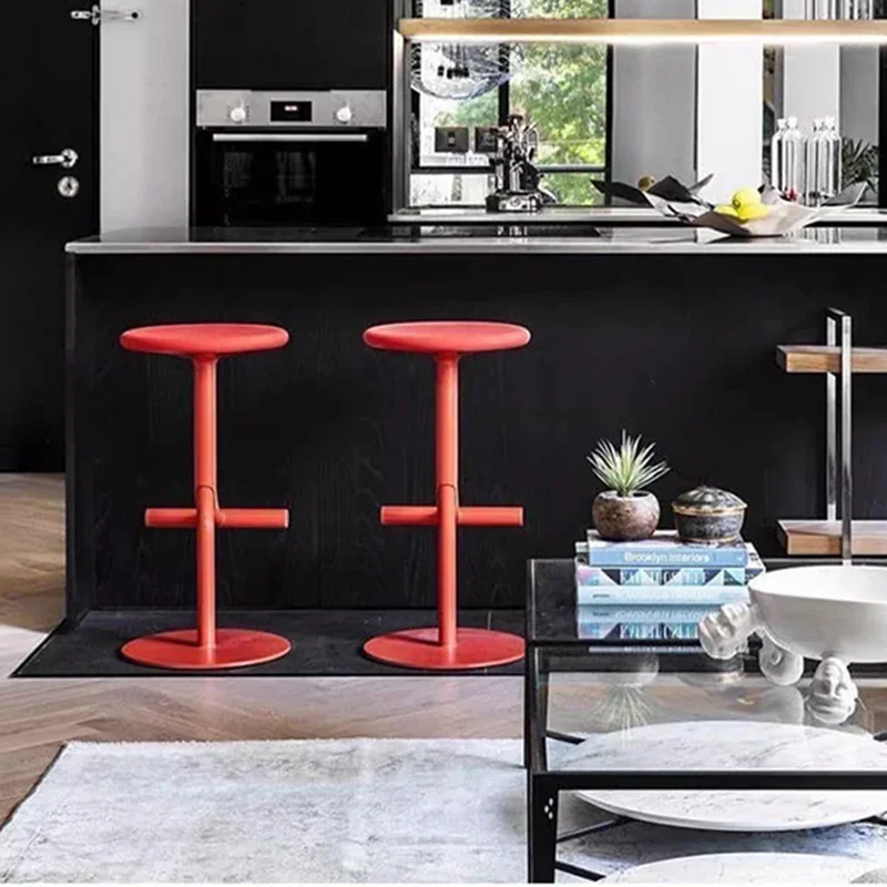 Designer nórdico cadeira de bar acento lounge moderno alta cozinha fezes balcão café cadeiras de jantar casa móveis mq50by