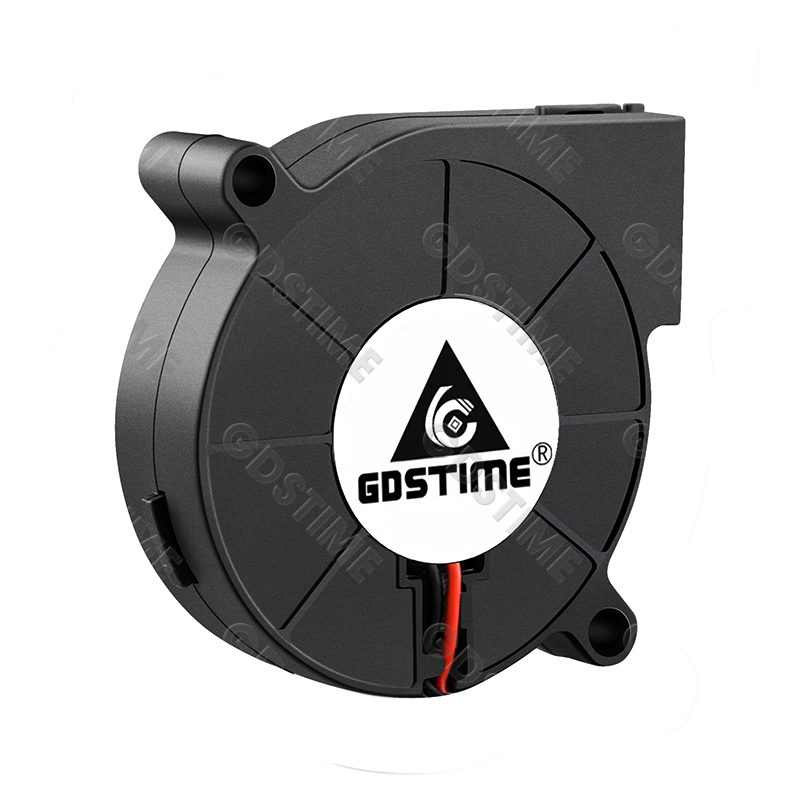 2 個 Gdstime 5015 50 ミリメートル DC 24V 12V 5V 2Pin ボール/スリーブベアリングブラシレス冷却タービン送風ファン 50 ミリメートル x 15 ミリメートル送風クーラーファン