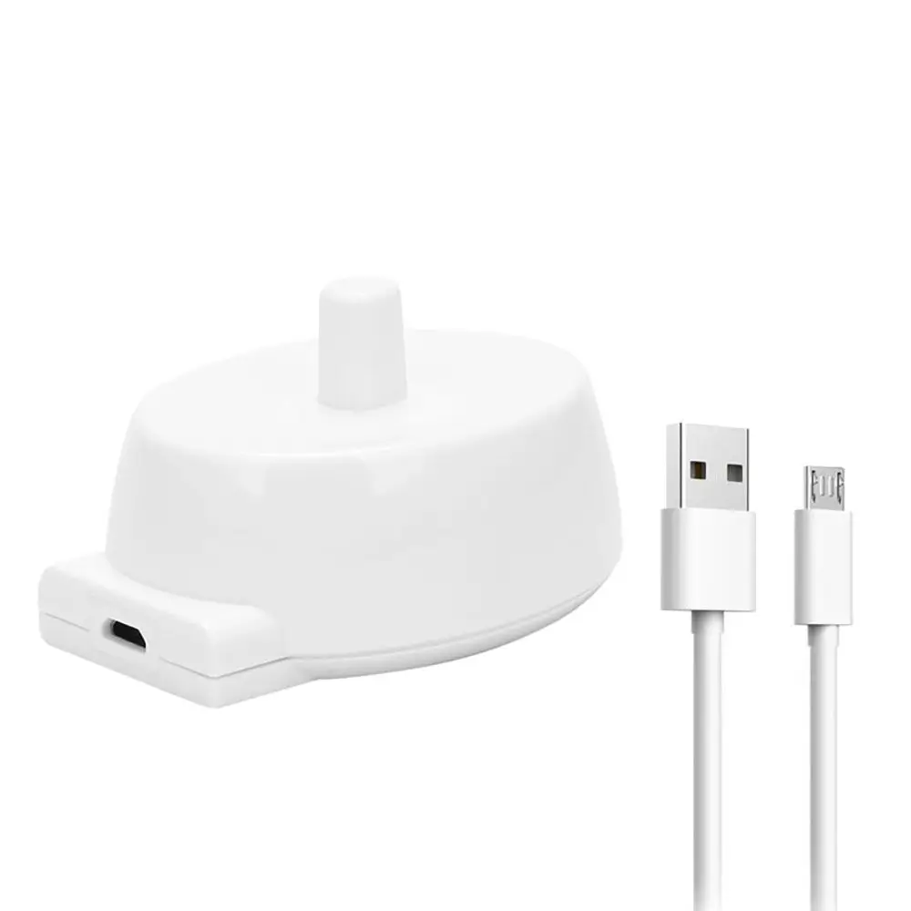 USB แปรงสีฟันไฟฟ้าชาร์จ Cradle สําหรับ Braun Oral B D12 D20 D17 D18 D20 D29 D34 OC18 แบบพกพา USB Travel Charger Dock 3757