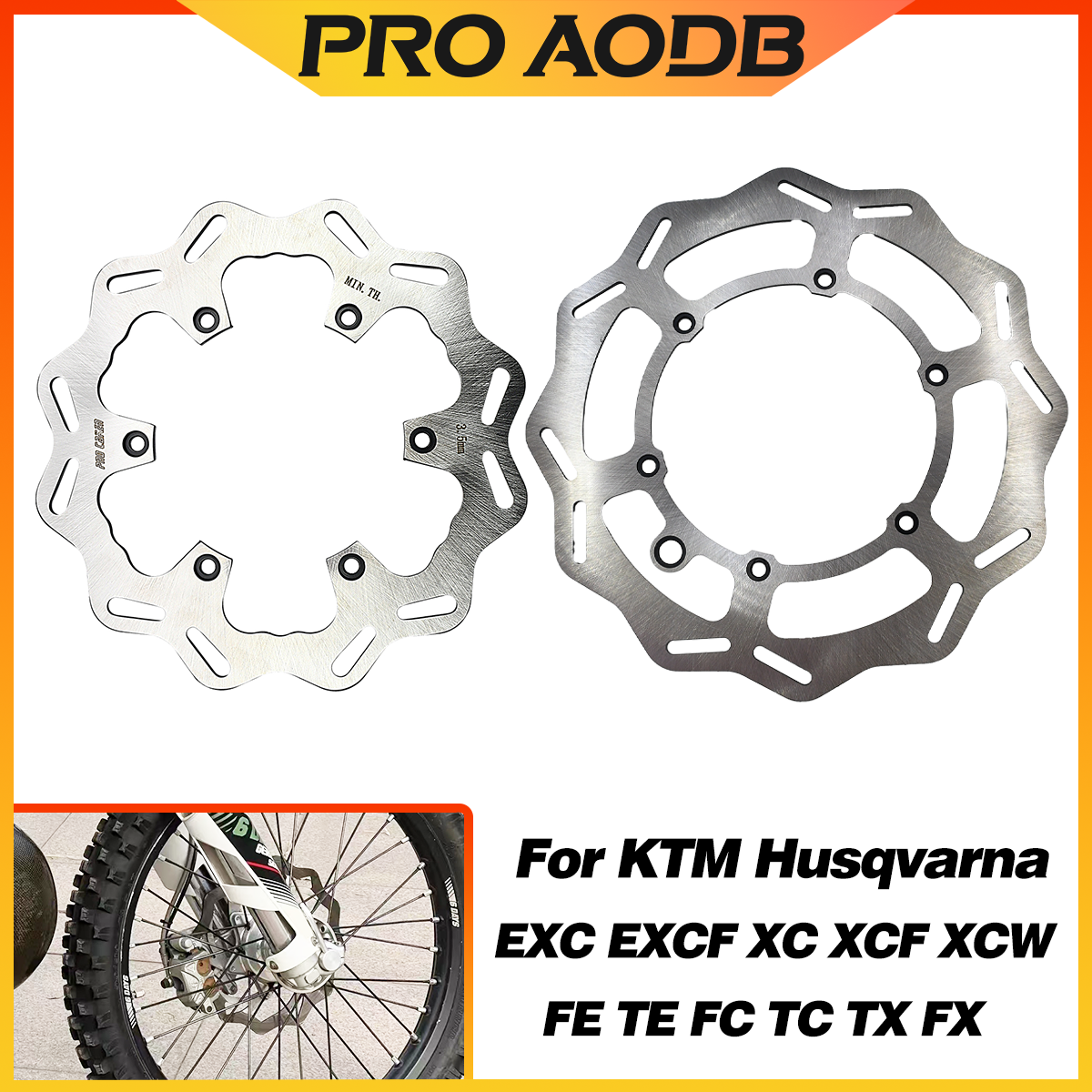 260MM 220MM Vorne Hinten Bremsscheibe Bremsscheibe Disk Für KTM SX SXF XC XCF XCW EXC EXCF Für Husqvarna FE TE FC TC FX TX 1994-2023