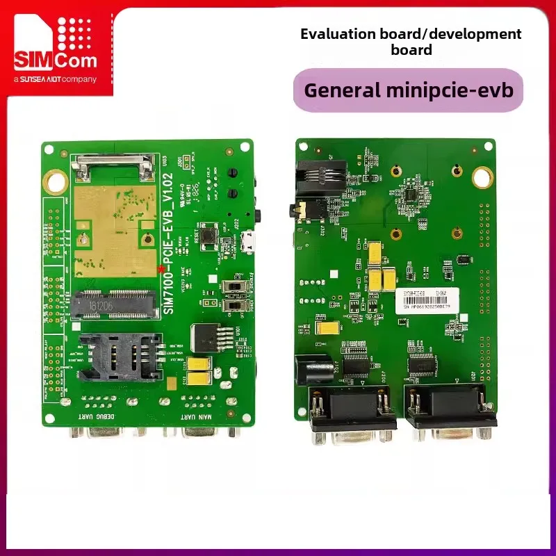 SIMCom 3G/4G/CAT-M Compatibility MINI PCIE Universal Development Board Positioning Antenna Accessories PCIE-EVB, PCIEA-EVB