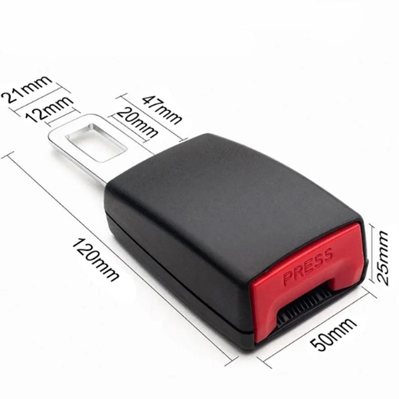 Autogordel Clip Extender Veiligheidsgordel Slot Gesp Plug Dikke Insert Socket Extender Veiligheidsgesp Veiligheidsgordel Accessoire