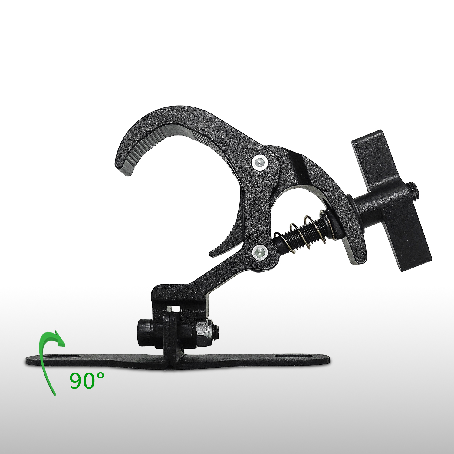 アルミライトフックのペア安全負荷50KG LEDムービングヘッドライトフックステージライトトラススプリングフックライトフック