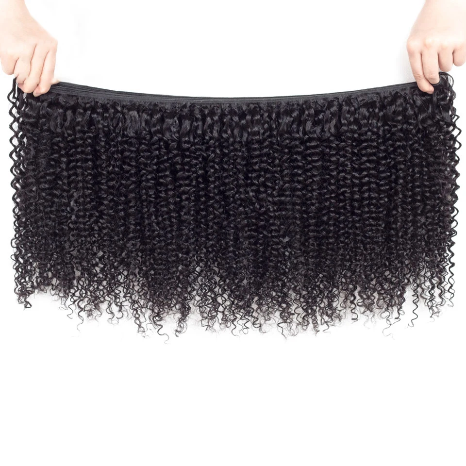 บราซิล Kinky Curly เส้นผมมนุษย์รวมกลุ่ม1/3/4 Pcs Remy เส้นผมมนุษย์สาน Kinky Curly ธรรมชาติสี8 "-28" ที่ยืดผม