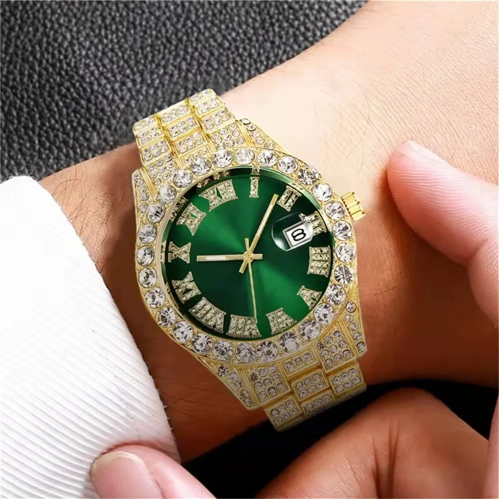 Chất Lượng Cao Thời Trang Sang Trọng Cao Cấp Mantianxing Kim Cương Thép Không Gỉ Thắt Lưng Nam Đồng Hồ Thạch Anh Trai Kinh Doanh Thể Thao Đồng Hồ Retro