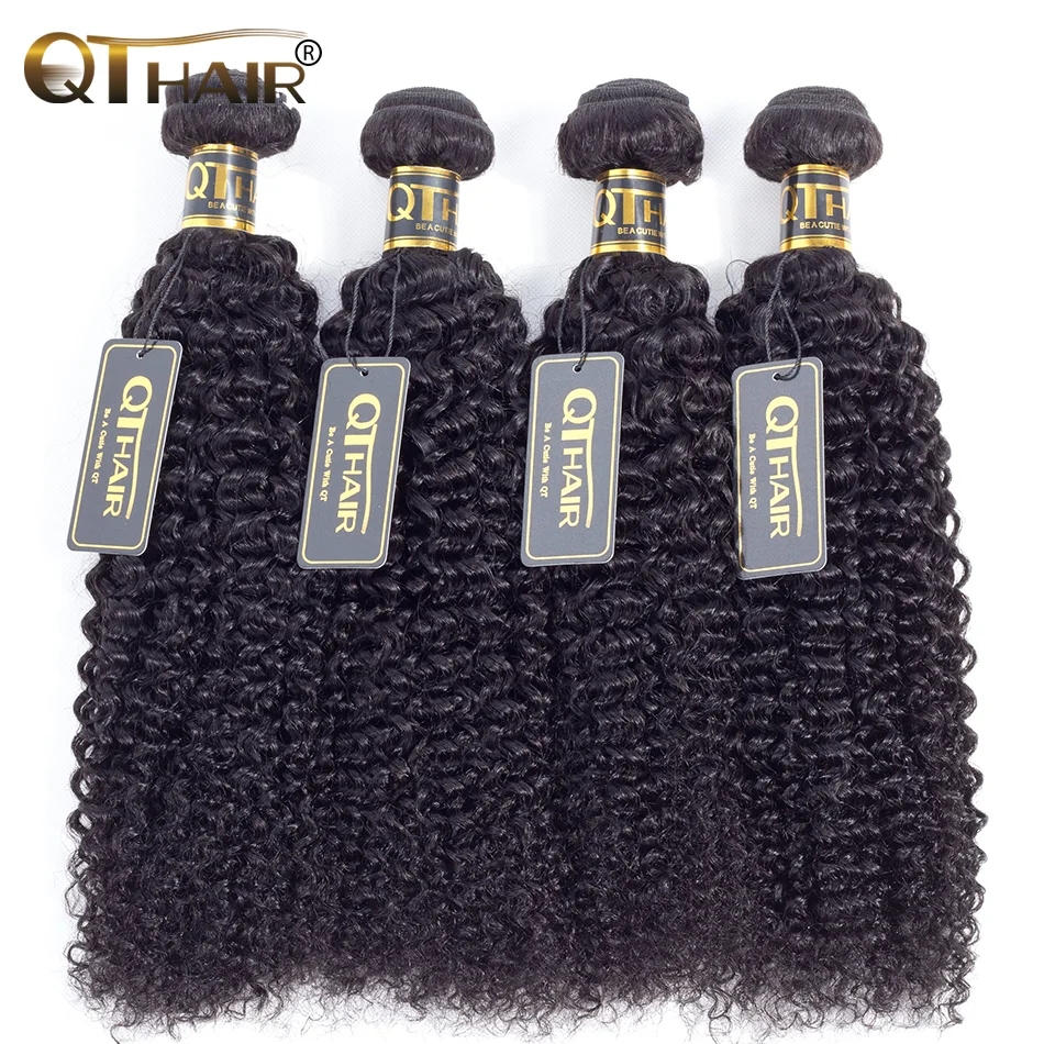 Mongol kinky encaracolado feixes de cabelo humano 1/3/4 pçs remy tecer cabelo humano pacote kinky encaracolado pacotes cor natural extensão do cabelo