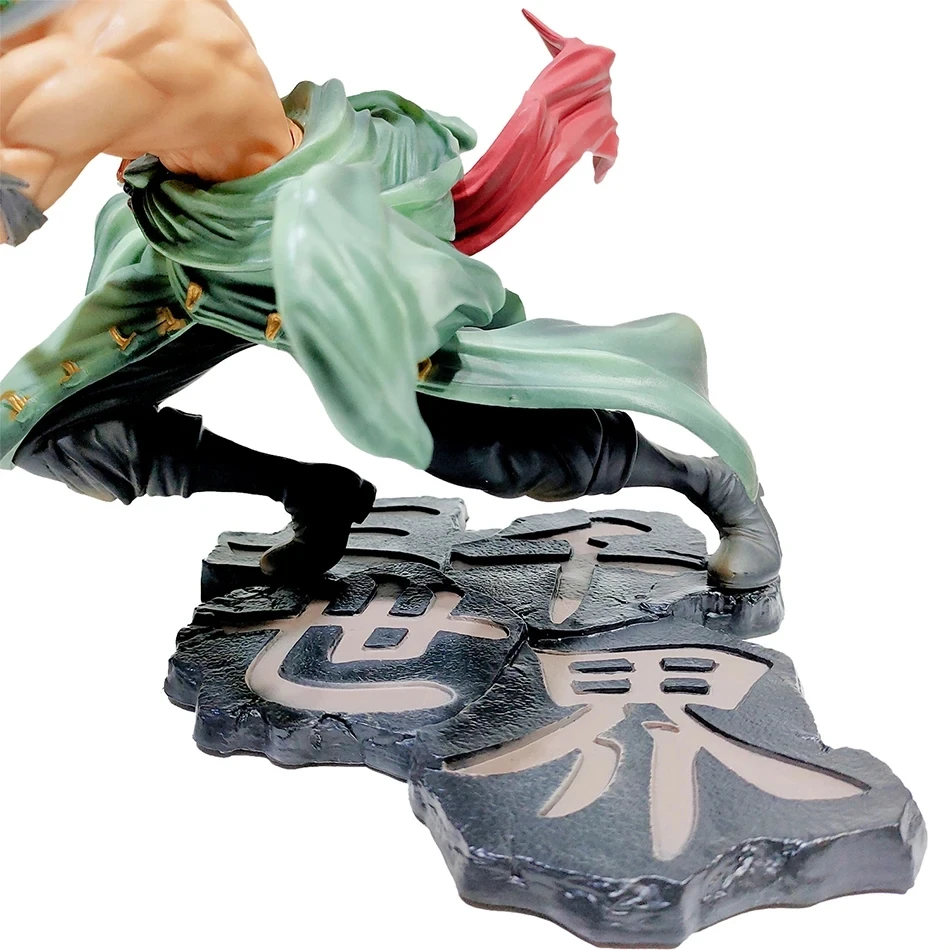 Gorący jednoczęściowy 10cm Anime figurka GK Roronoa Zoro trzy-ostrze Sa-maksymalna Manga Anime posąg kolekcja figurek Model zabawka dla dzieci