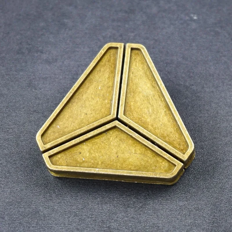 Triangle Lock Puzzle para adultos e crianças, Unwrap Brinquedos, Metal Puzzles, Quebra-cabeças, IQ Games, Educational Toy