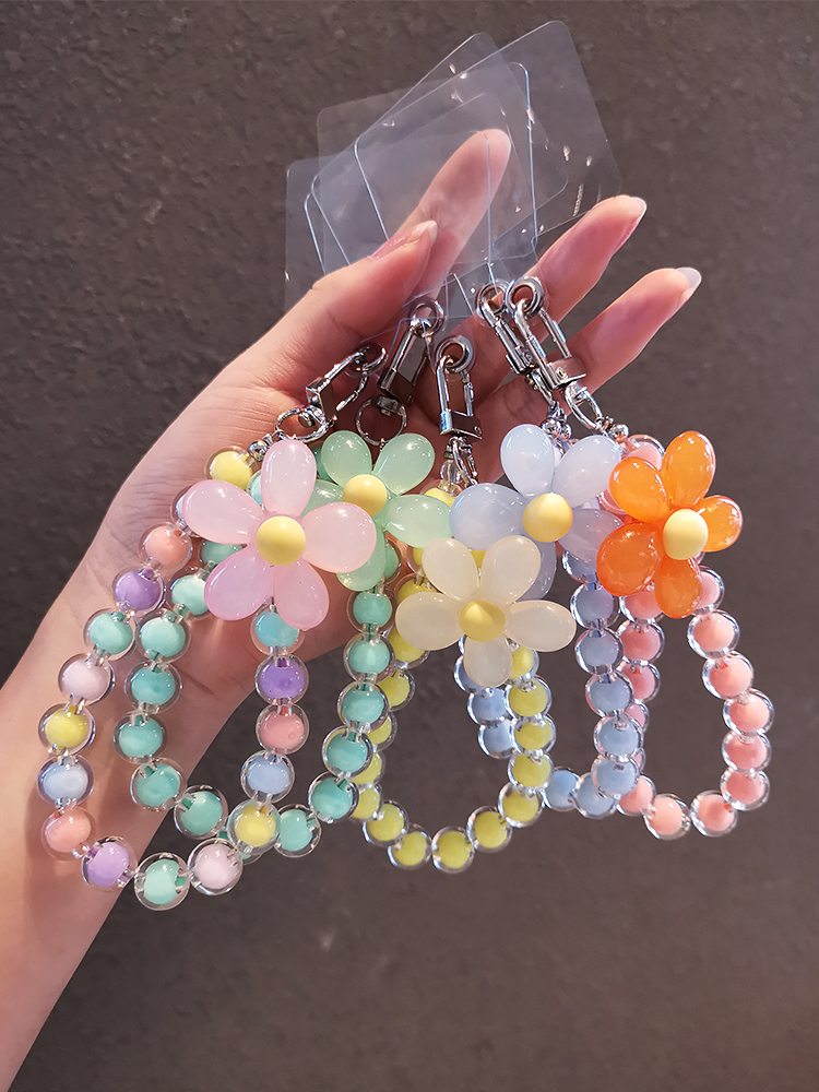 Macaron Kleur Mobiele Telefoon Charme Lanyard Riem Ketting Mobiele Telefoon Case Hanger Auto Sleutelhanger Vrouw Meisje Tas Camera Voor Airpods Case